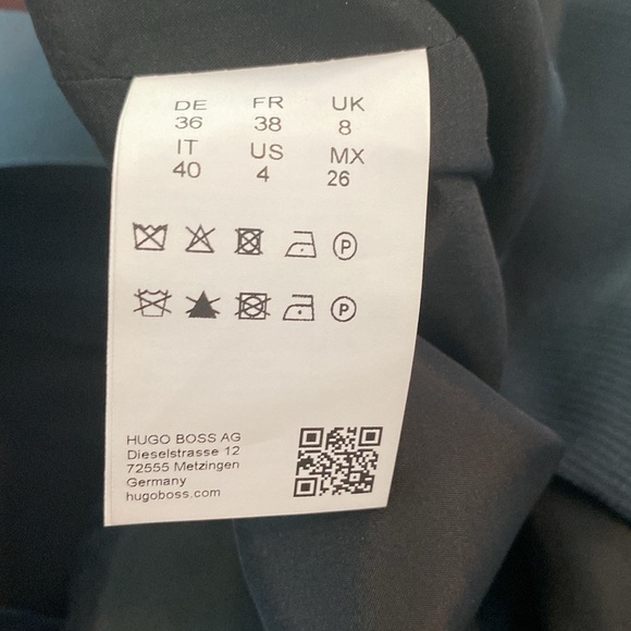 Emerald Houndstooth Hugo Boss Skirt - Picture 5 of 7